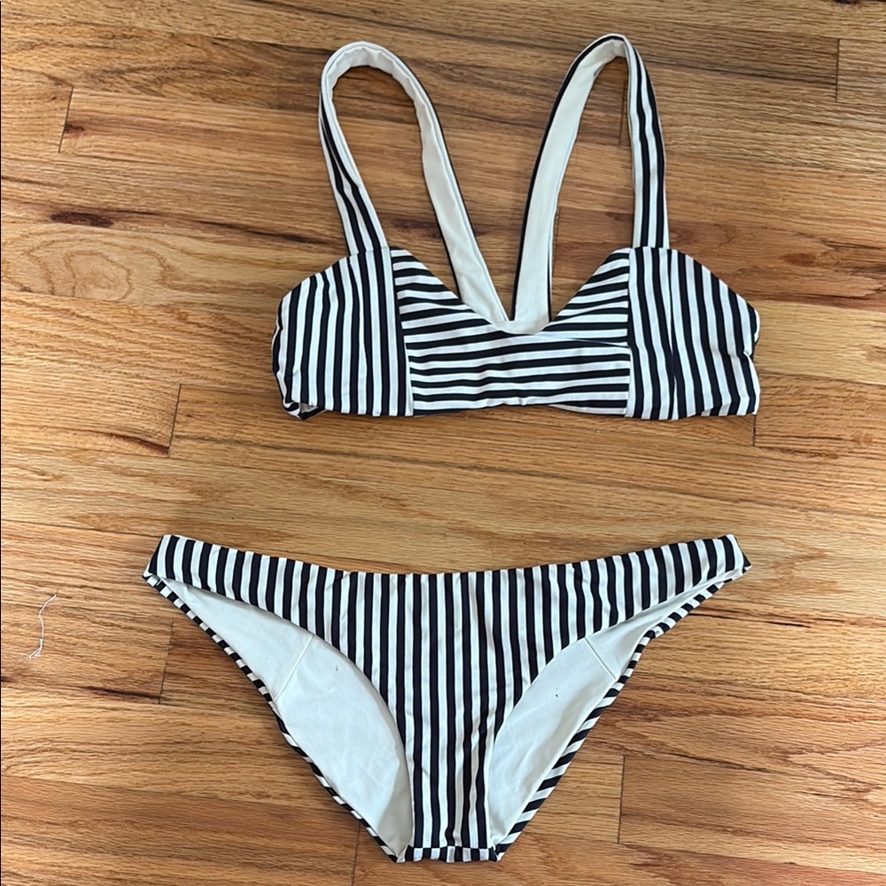 Boys + Arrows Cream Bikini Set